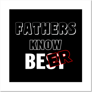 Funny Beer Drinking Dads Best Dad Funny Beer Slogan Posters and Art